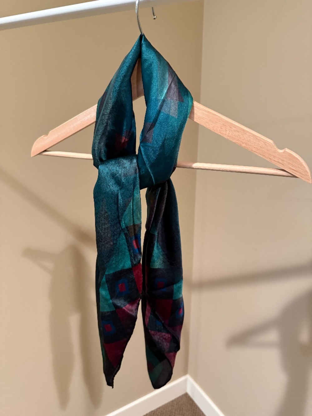 Fringe 100% Silk Scarf,